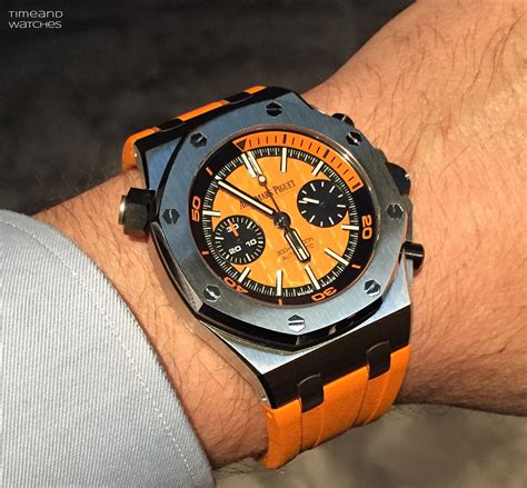 audemars piguet royal oak offshore on wrist